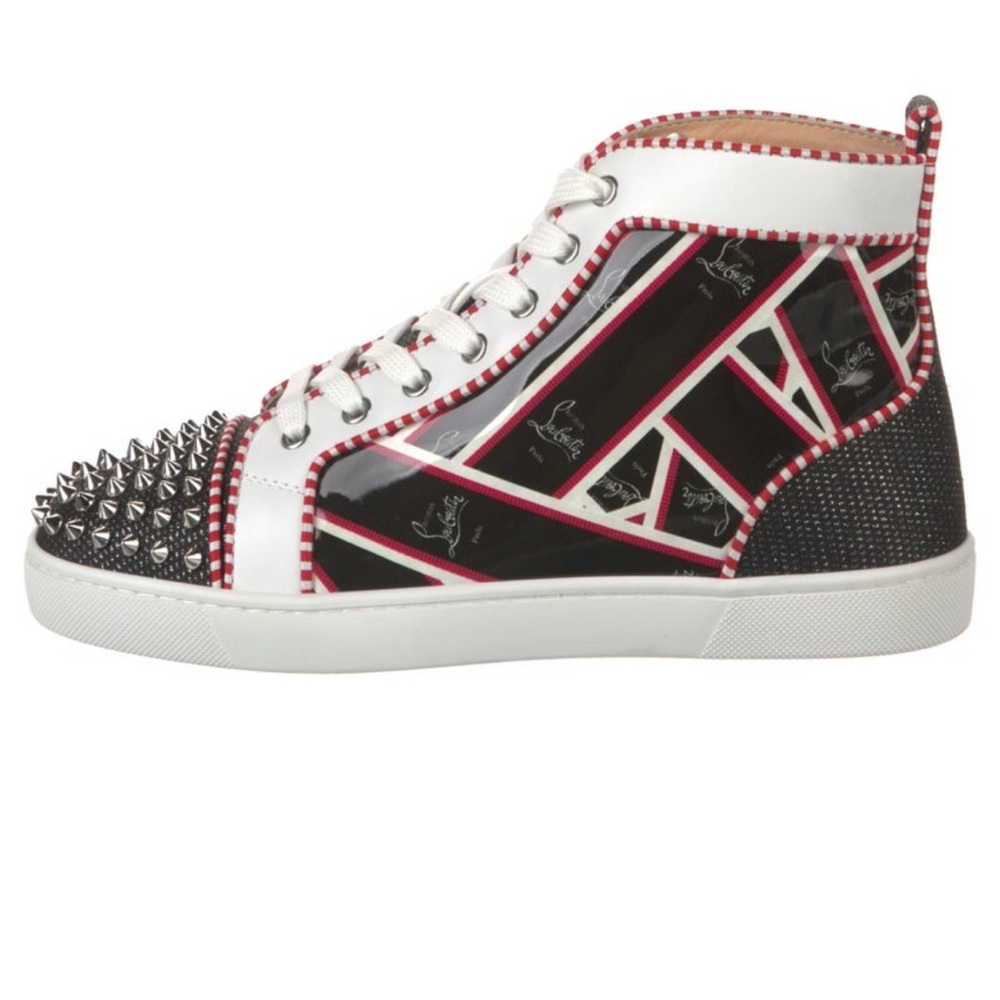 Christian Louboutin Women Patent Leather Printed Shoes (size 9.5) - Picture 2 of 5